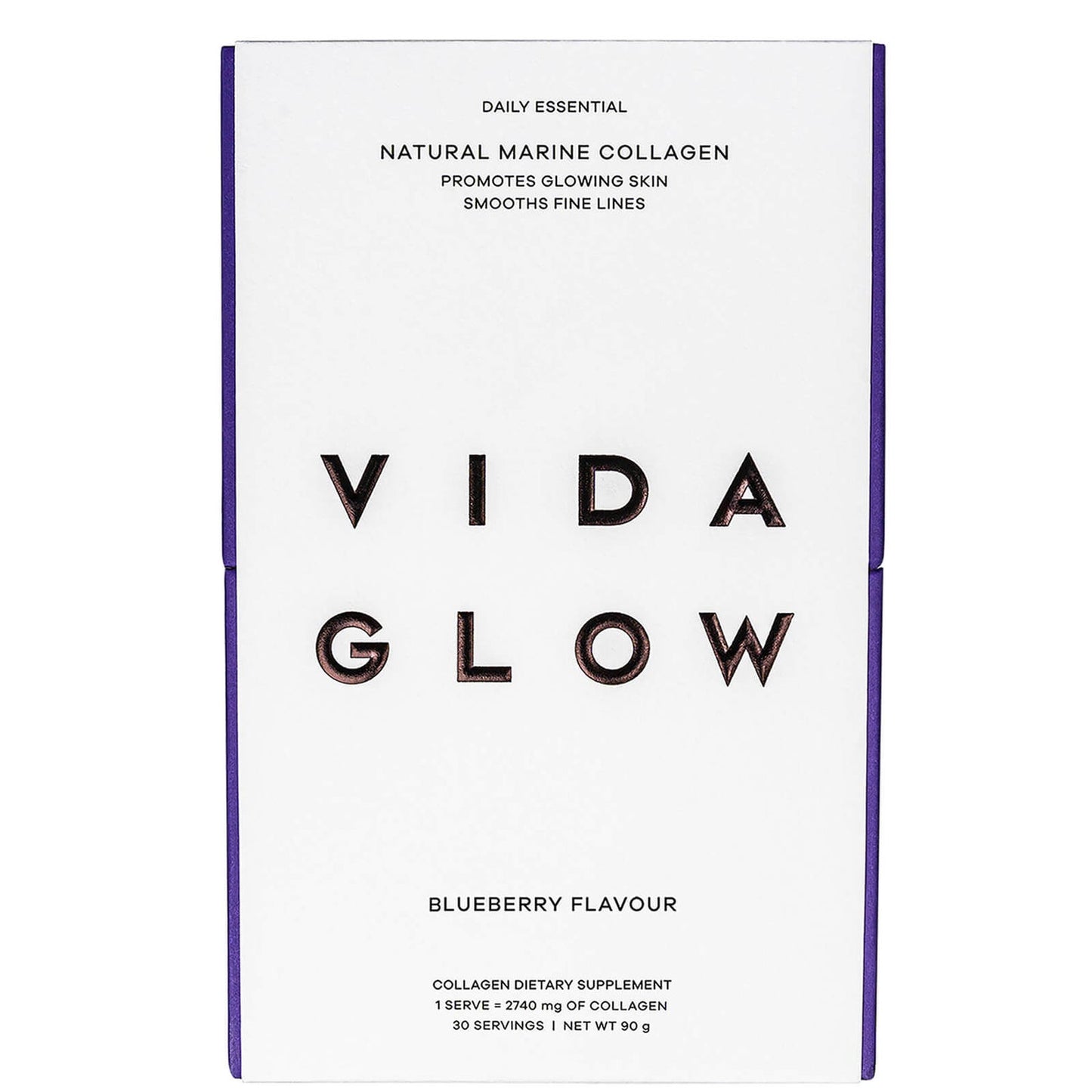Vida Glow Marine Collagen Sachets - Blueberry