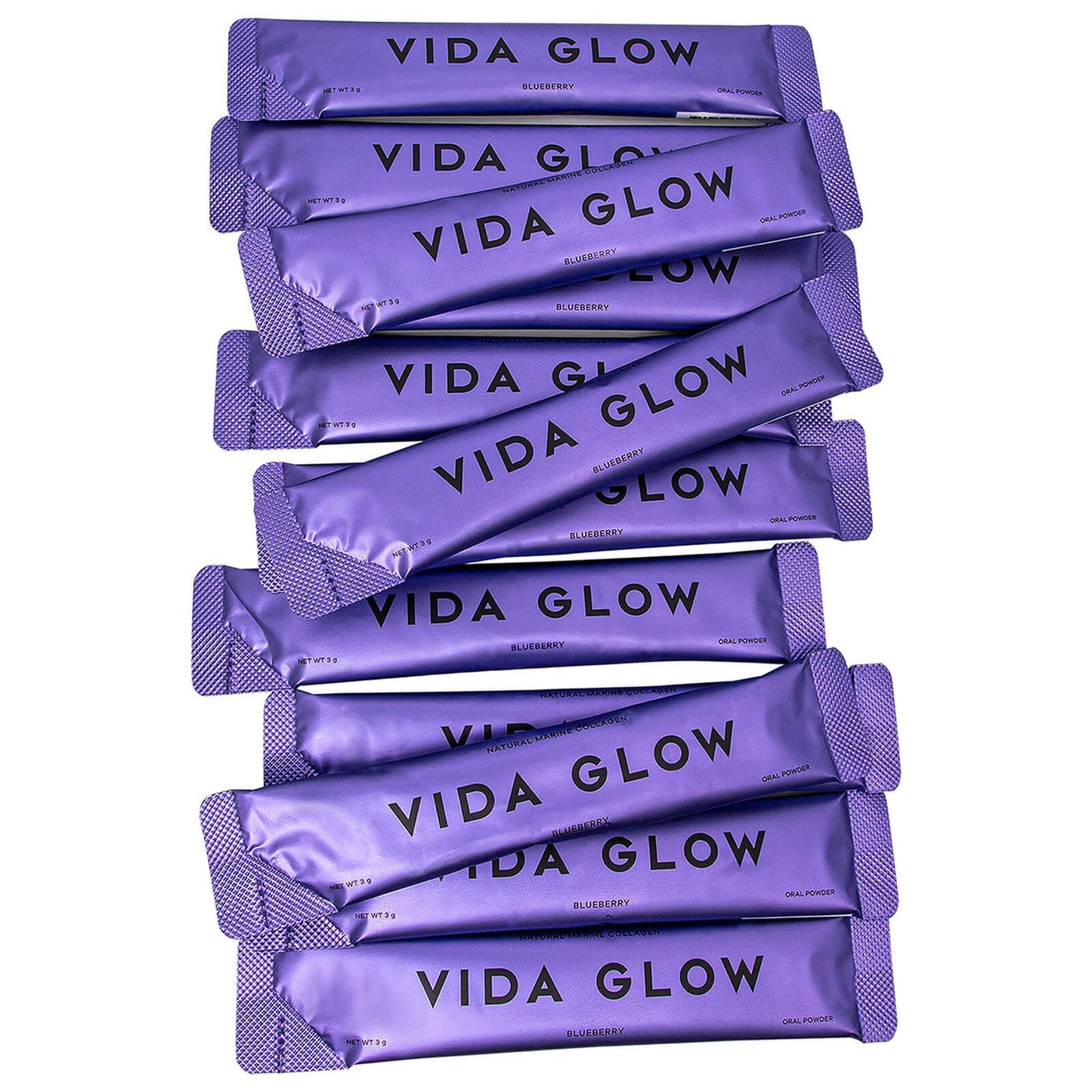 Vida Glow Marine Collagen Sachets - Blueberry