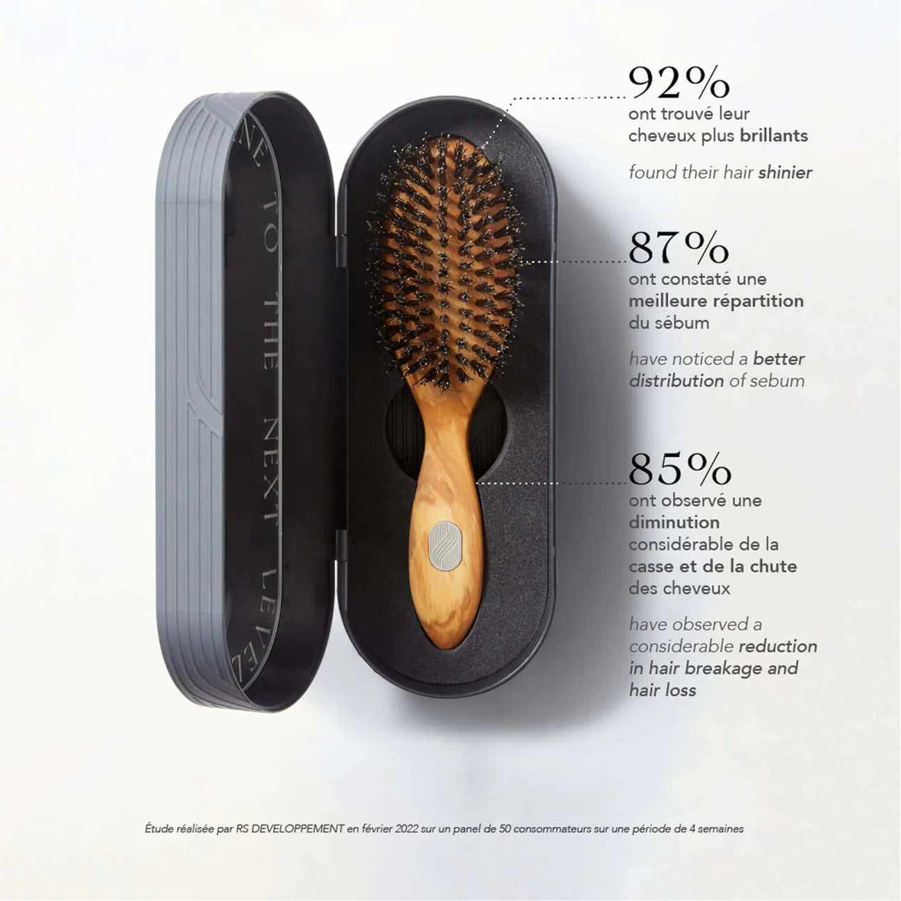 Altesse Studio Prestige - 100% Handmade Hairbrush Care & Shine