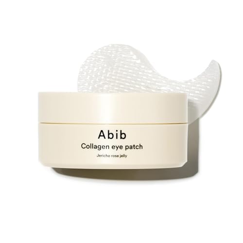 Abib collagen eye patch container with a white background