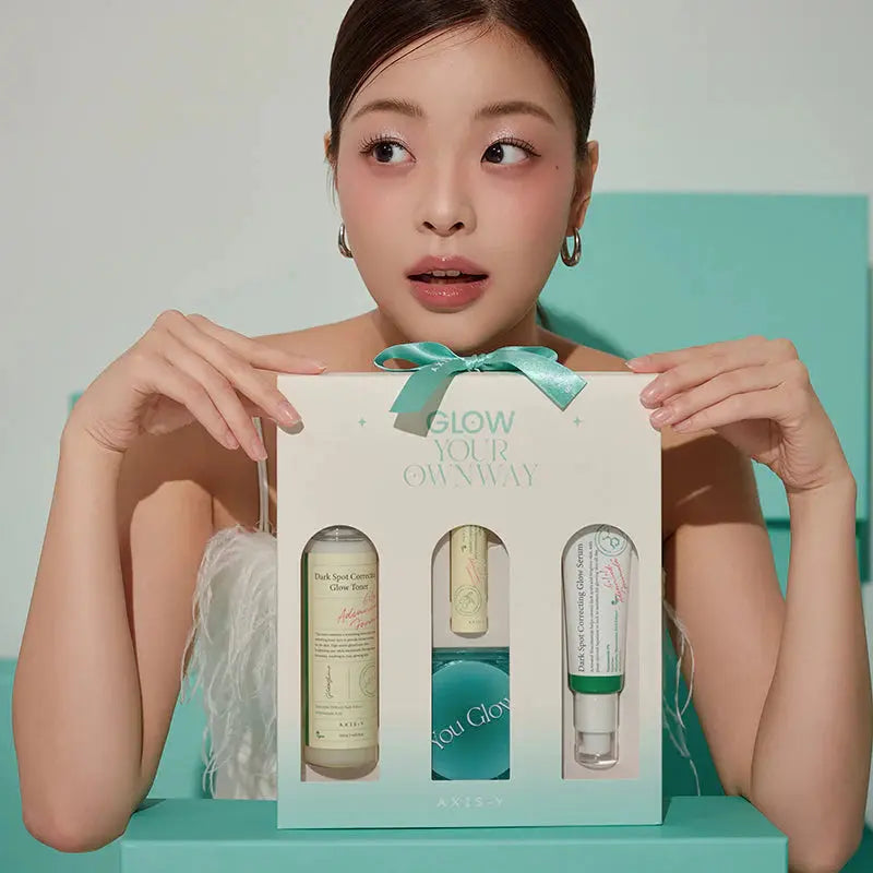 Axis-Y Glow Your Own Way brightening skincare set