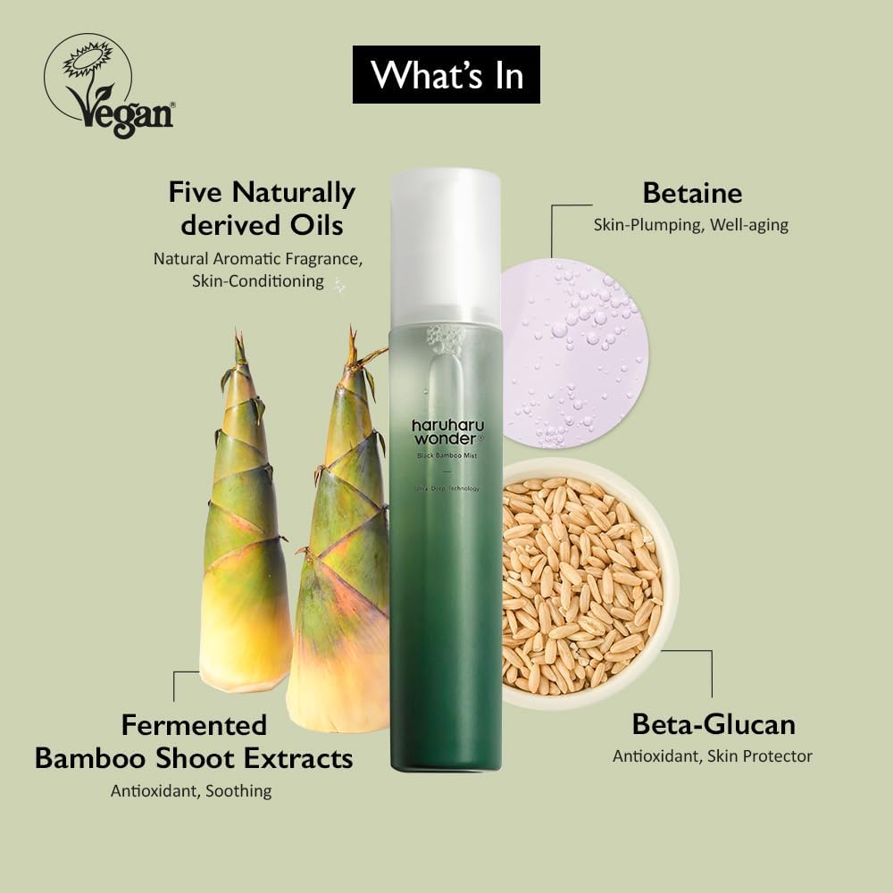 Haruharu Wonder Black Bamboo Mist