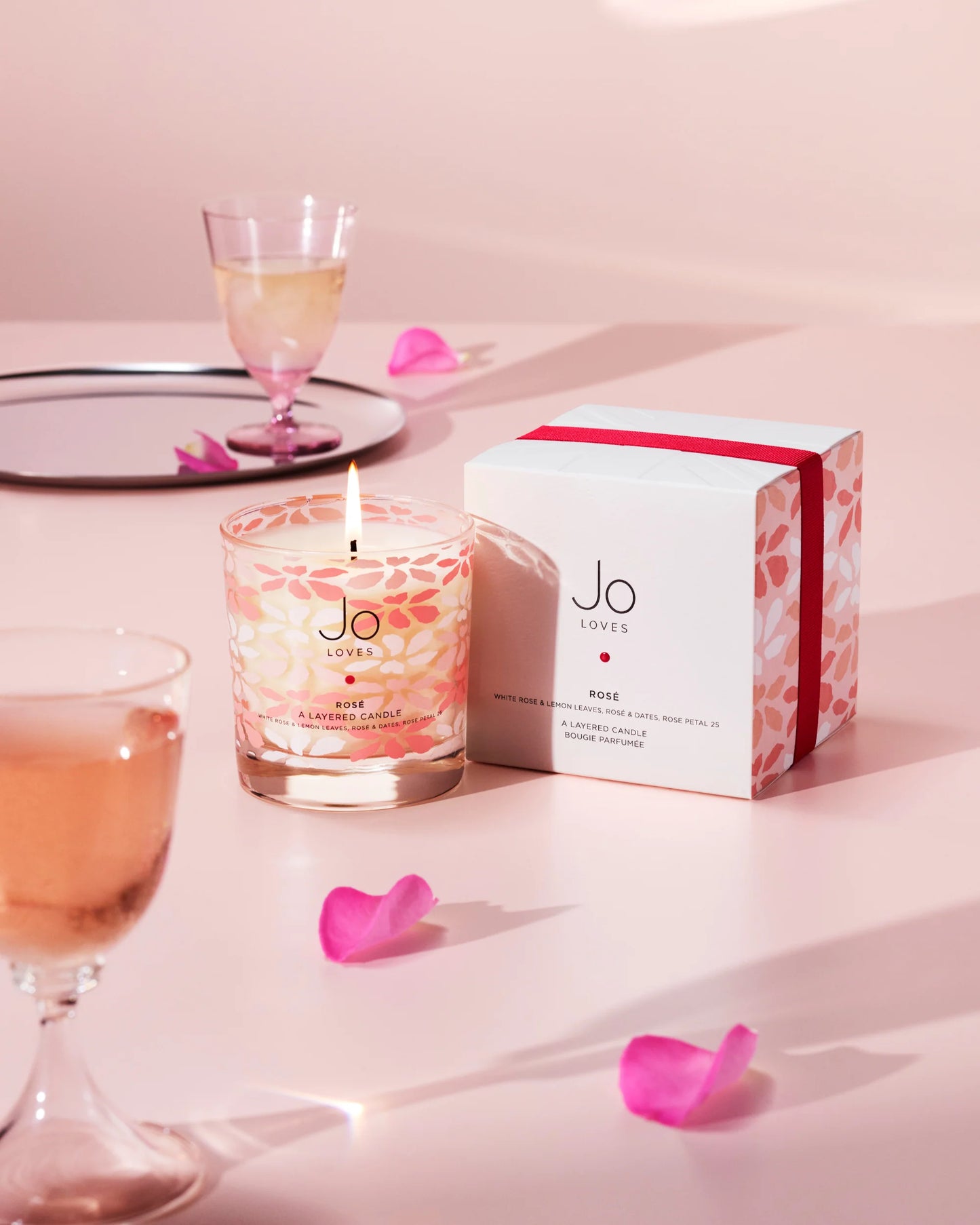 Jo Loves Rosé A Layered Candle