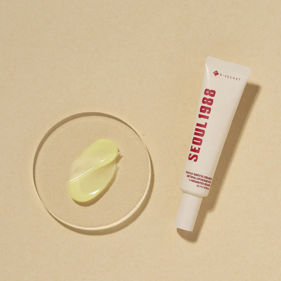 KSECRET Seoul 1988 Eye Cream: Retinal Liposome 4% + Fermented Bean