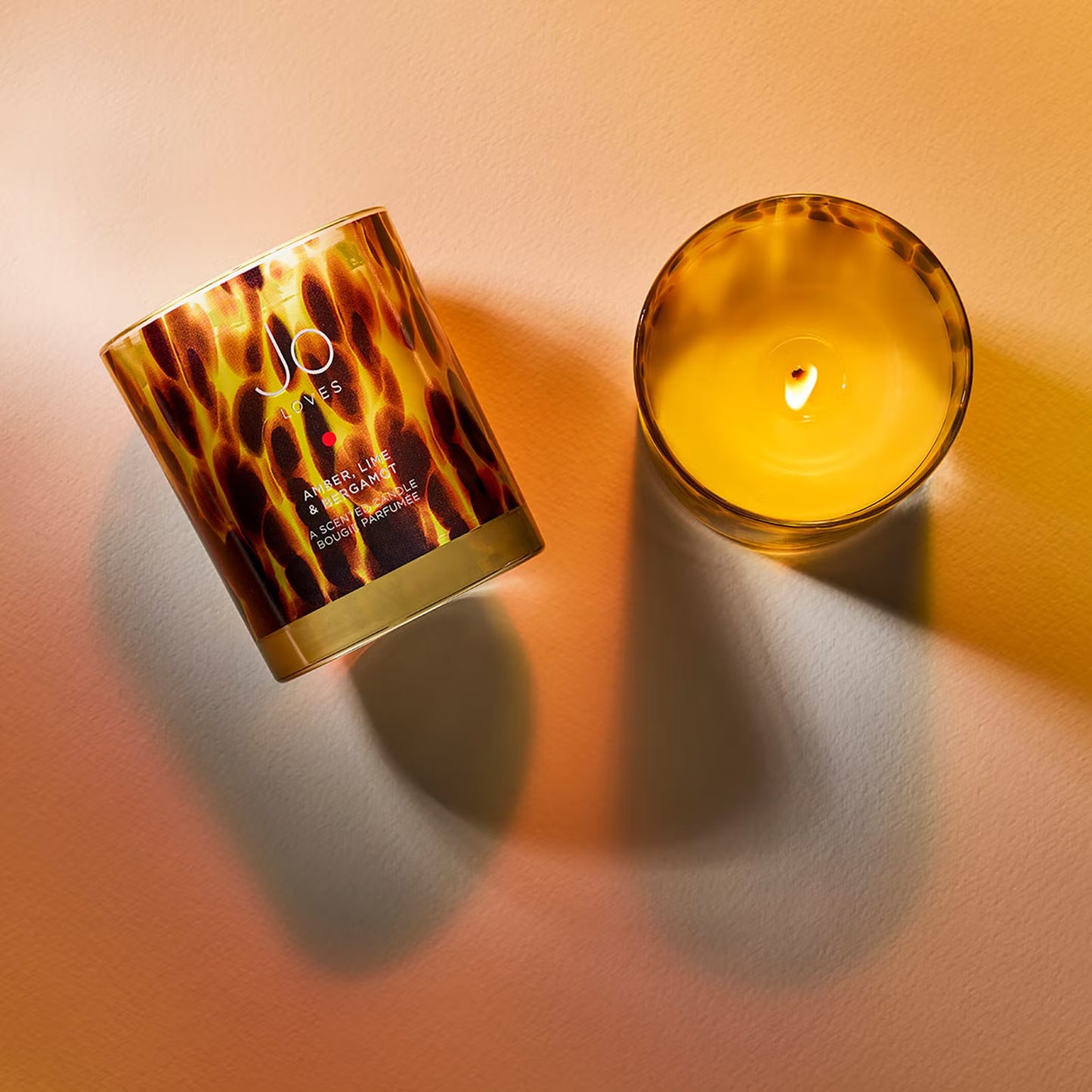 Jo Loves Amber Lime & Bergamot Home Candle