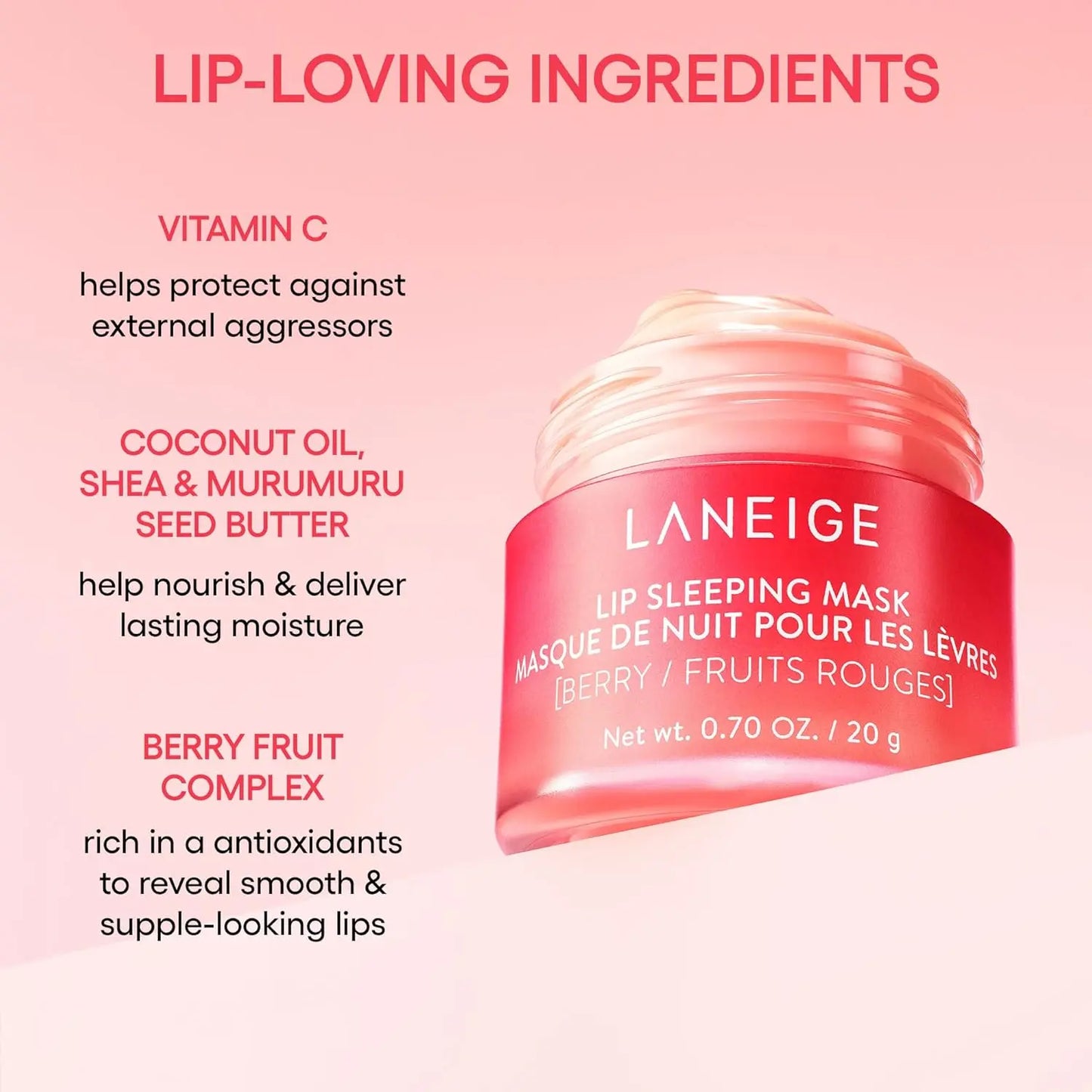 Laneige Lip Sleeping Mask - Berry Laneige