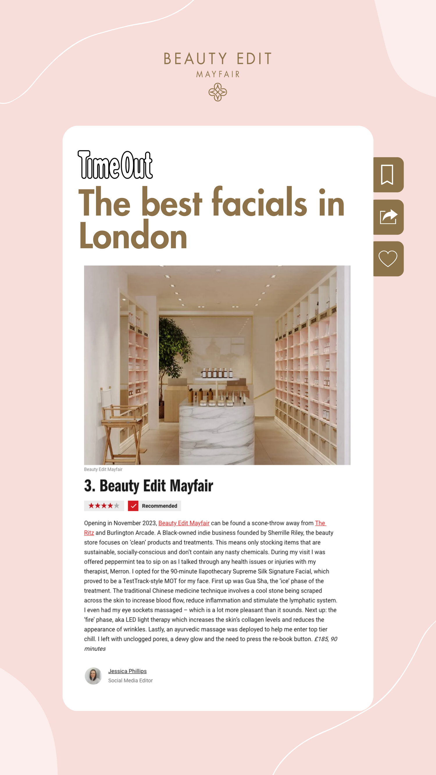 Facial Gift Vouchers