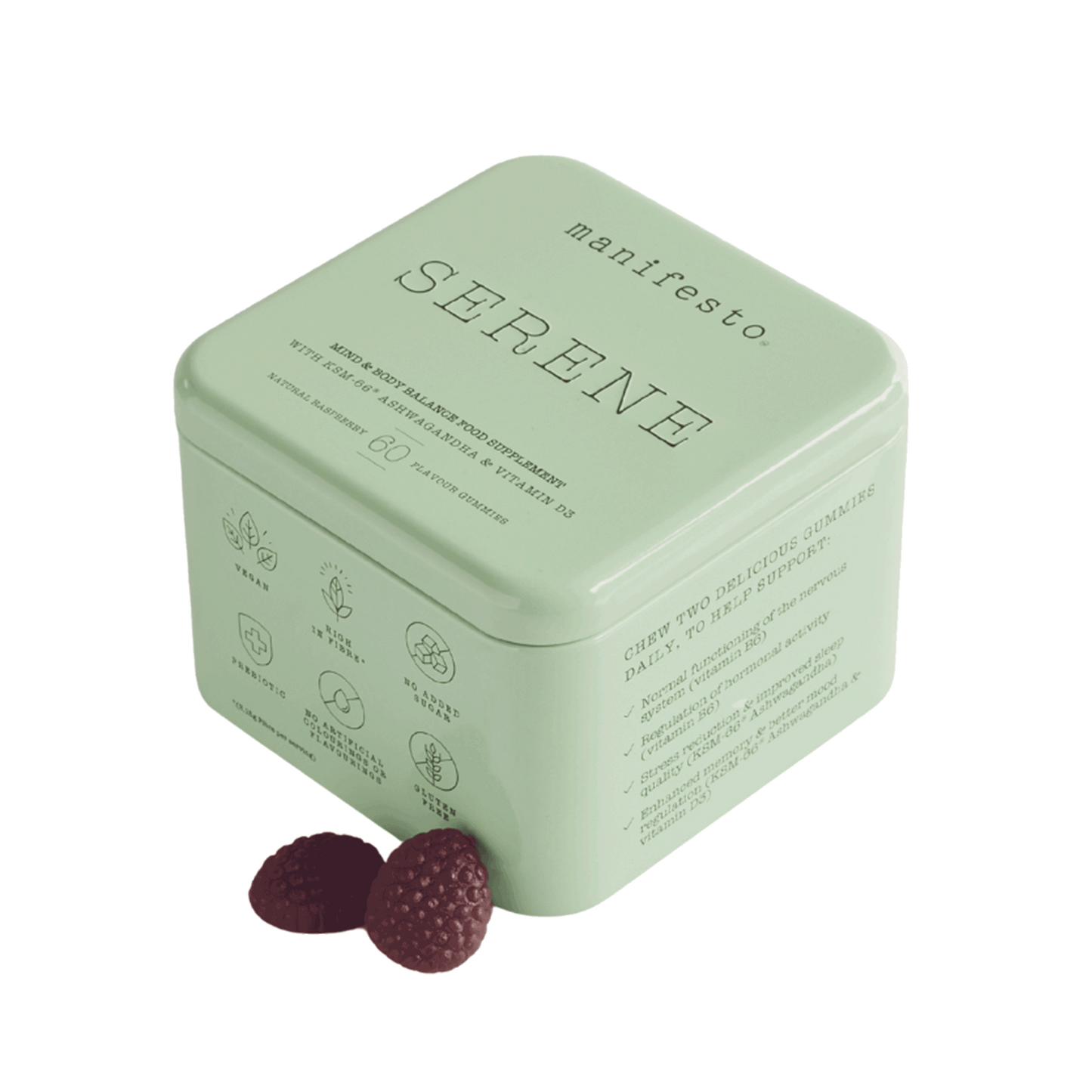 Manifesto Serene Gummies (TIN 60pcs)
