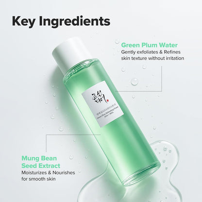 Beauty of Joseon Green Plum Refreshing Toner: AHA + BHA (150ml)