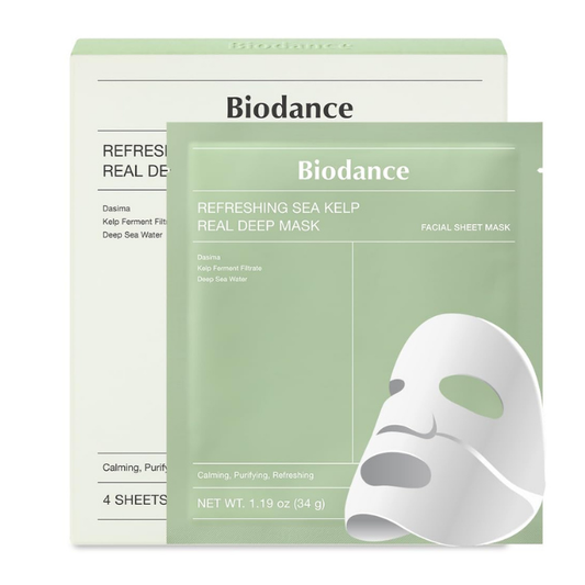 Refreshing Sea Kelp Real Deep Mask Pack (4pc)