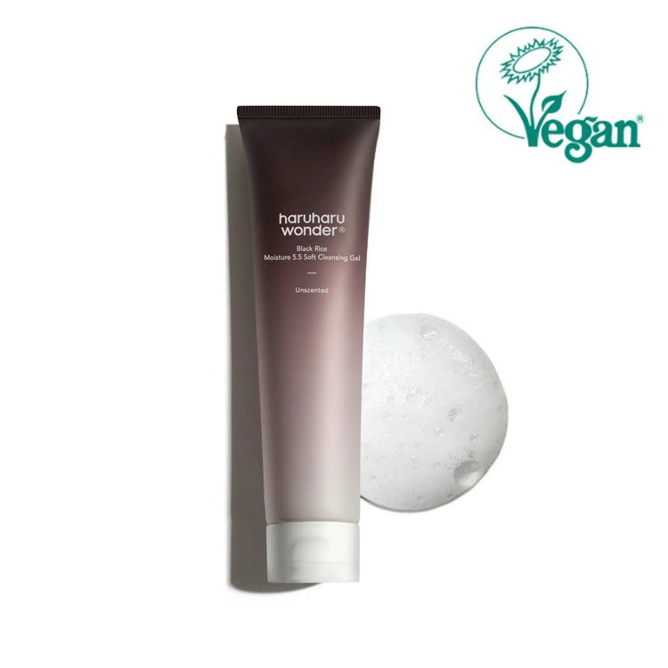 Haruharu Wonder Black Rice Moisture 5.5 Soft Cleansing Gel