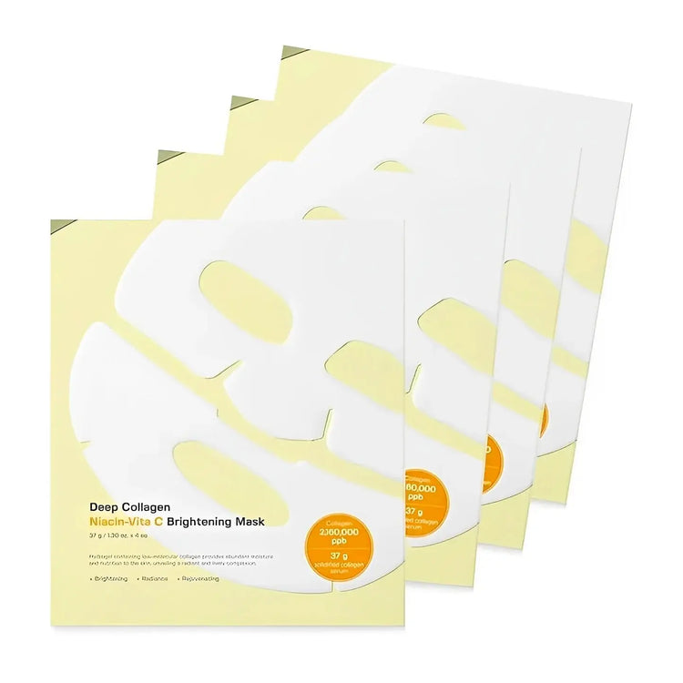 Sungboon Editor Deep Collagen Niacin Vita C Brightening Mask Pack (4pc) Sungboon Editor