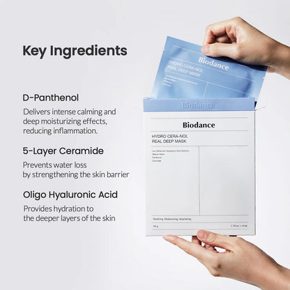Hydro Cera-nol Real Deep Mask Pack (4pc)