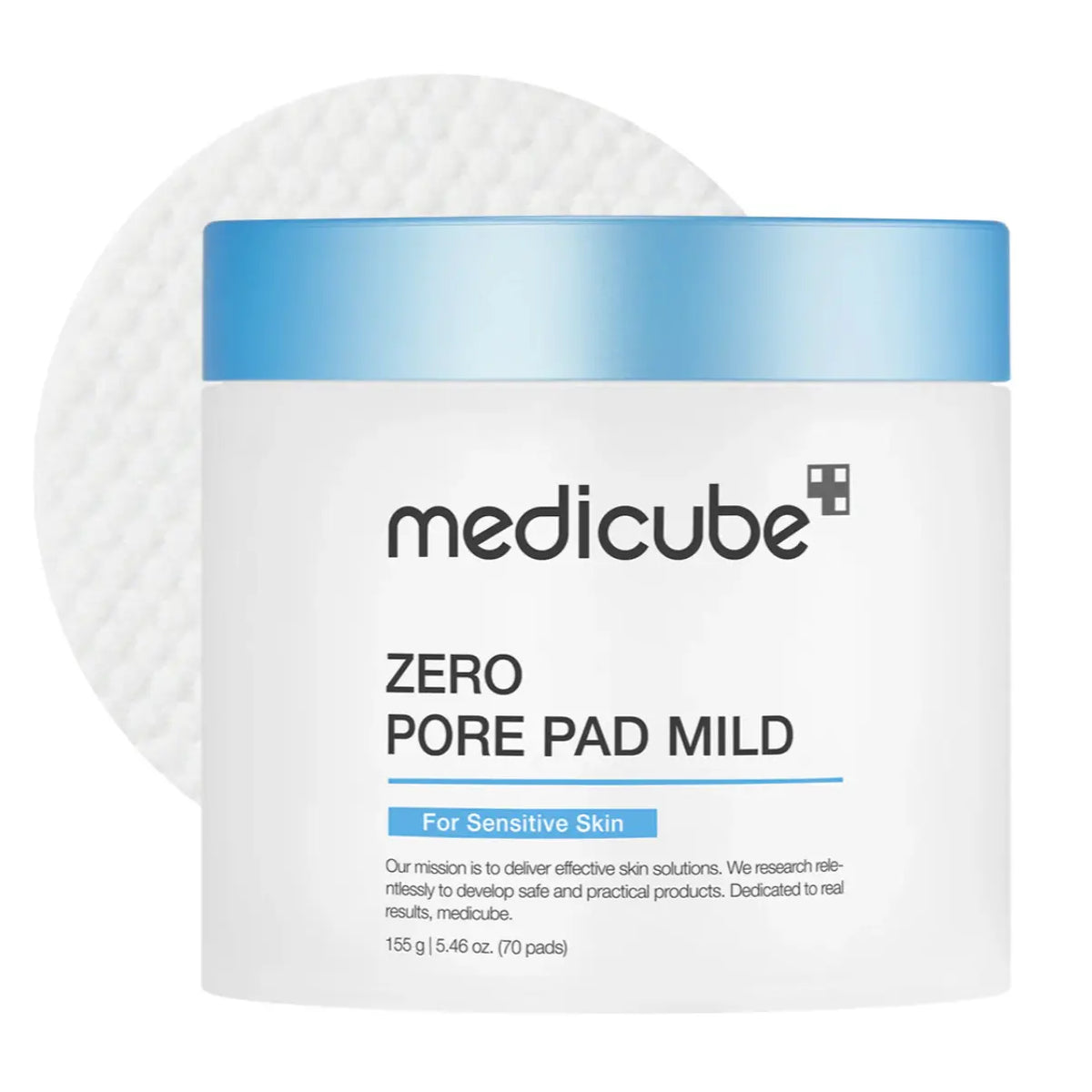 Medicube Zero Pore Pad Mild packaging on a white background