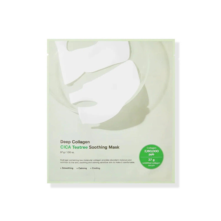 Sungboon Editor Deep Collagen Cica Teatree Soothing Mask Pack (4pc) Sungboon Editor