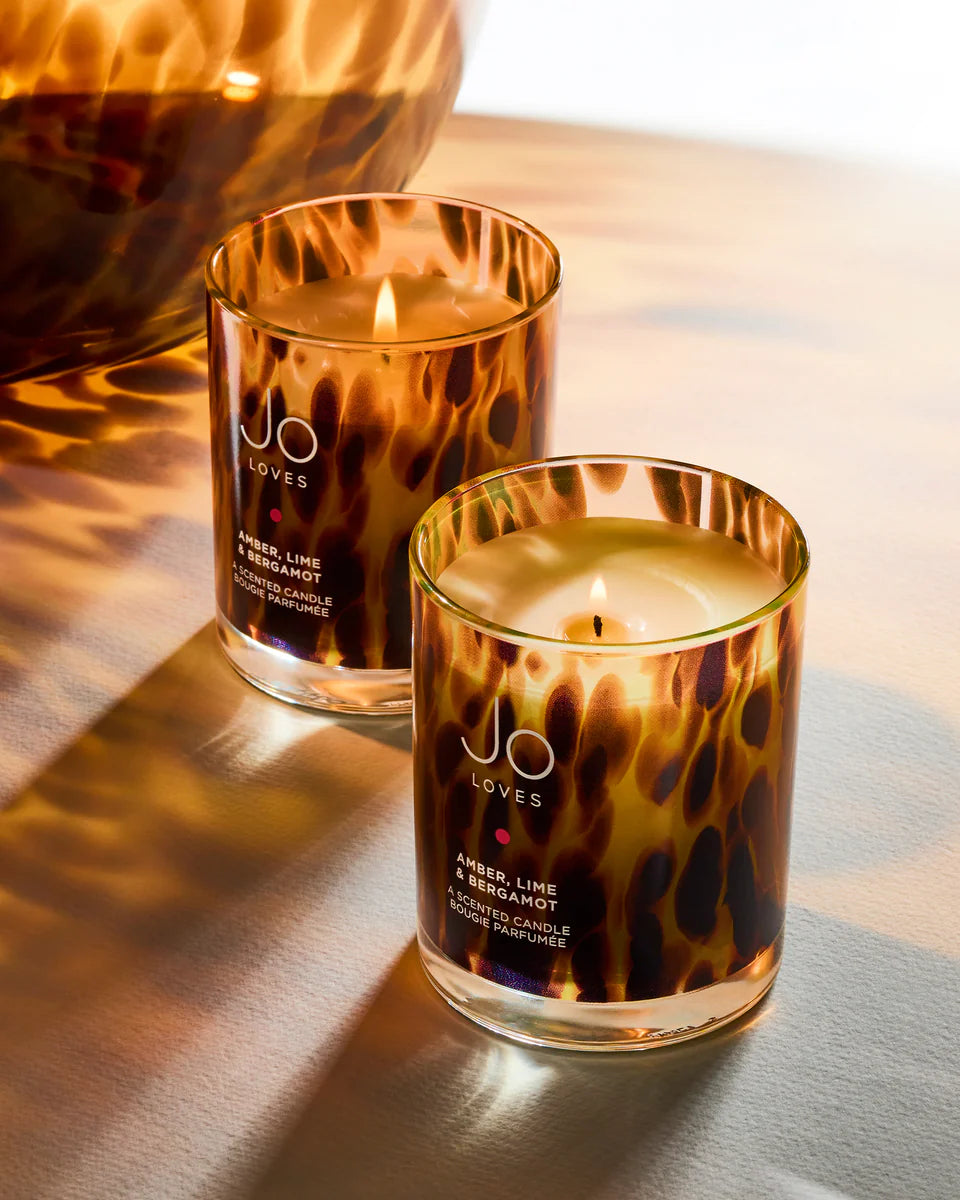 Jo Loves Amber Lime & Bergamot Home Candle
