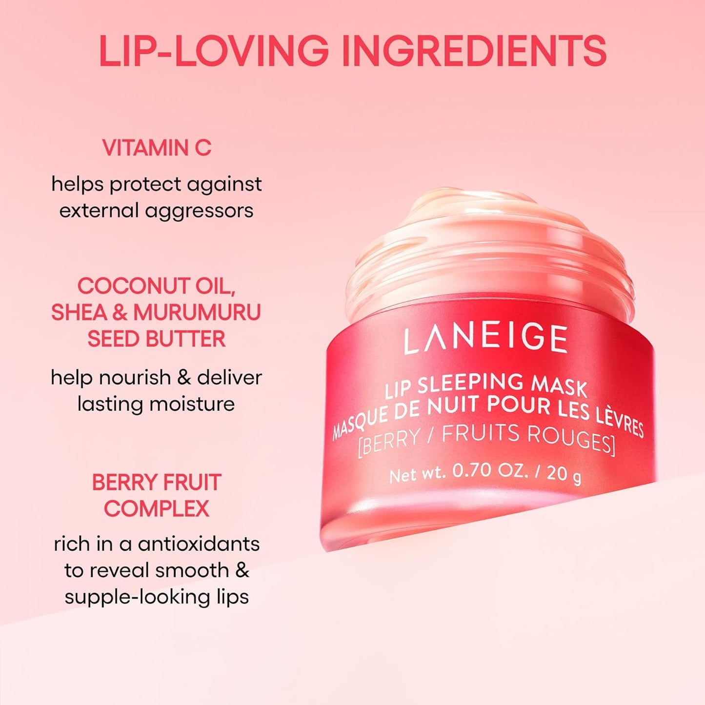 Laneige Lip Sleeping Mask EX - Berry