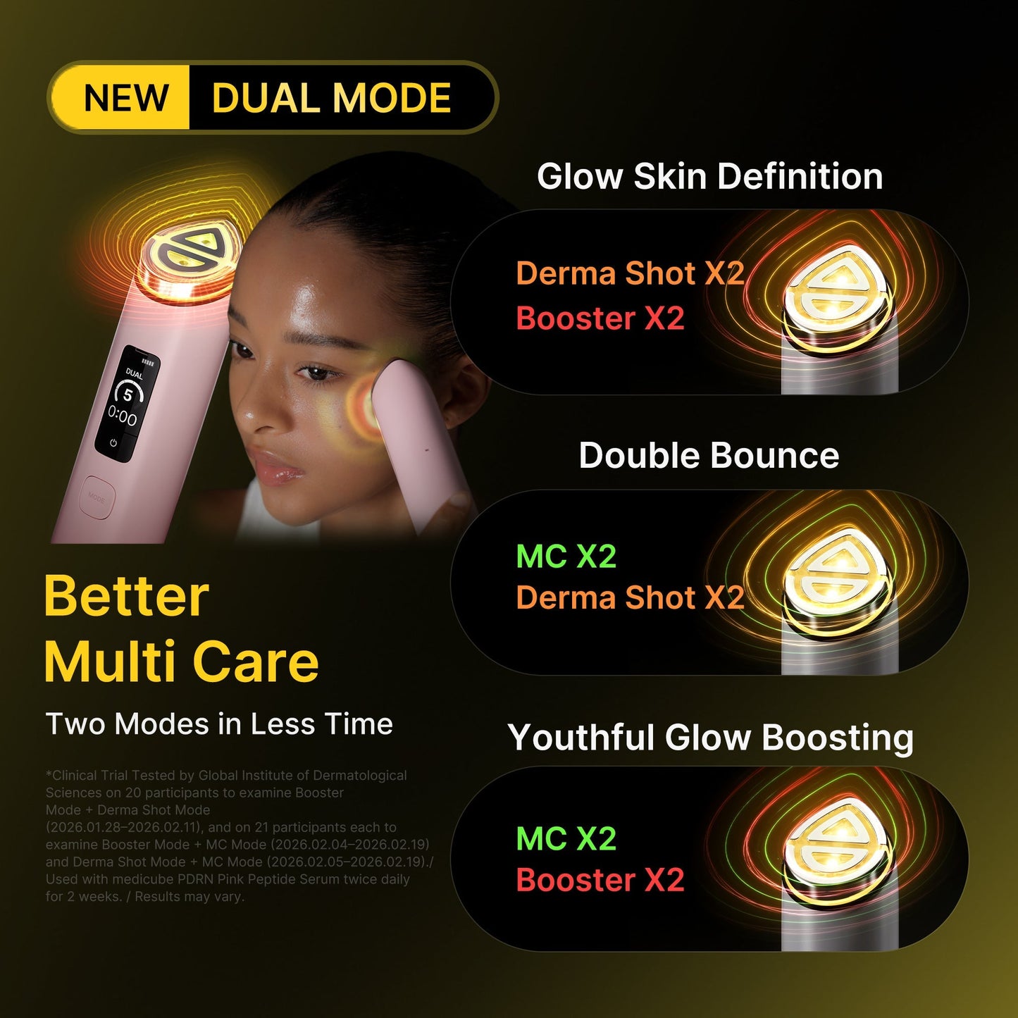 Medicube AGE-R Booster Pro X2 pore refining air shot mode, Beauty Edit Mayfair