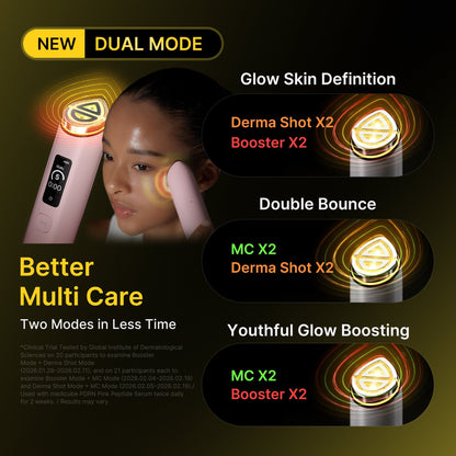 Medicube AGE-R Booster Pro X2 pore refining air shot mode, Beauty Edit Mayfair