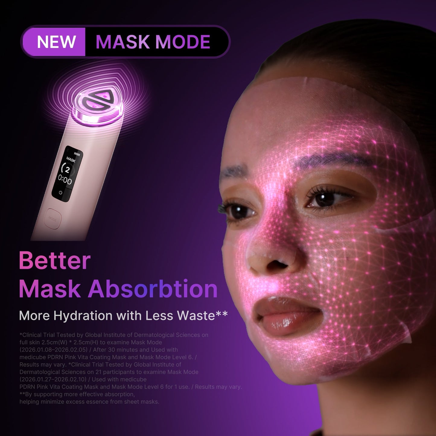 Medicube AGE-R Booster Pro X2 booster mode for radiance, Beauty Edit Mayfair London