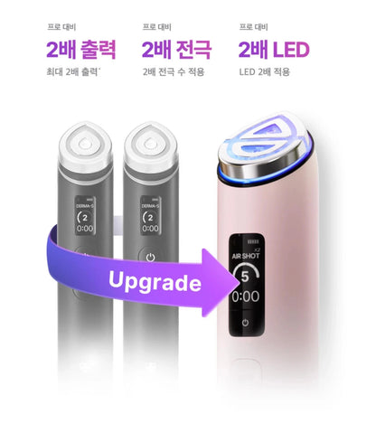 Medicube AGE-R Booster Pro X2 handheld LED and microcurrent facial device, shown in full